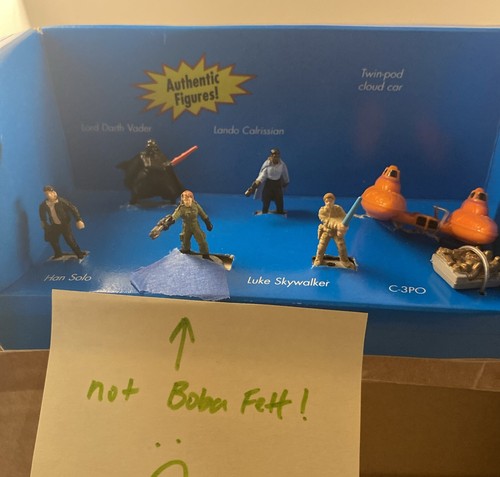 Star Wars Micro Machines Boba Fett Cloud City Action Set w/ Box ¡See Photos! - Picture 10 of 19