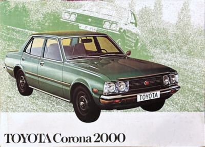 Toyota Corona 2000 Prospekt Brochure Depliant 09/1975