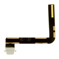 Flex Cable Charge Port Assembly for Apple iPad 7 2019 8 2020 9 2021 White Part