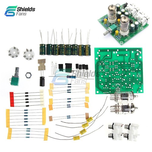 Kits hágalo usted mismo AC12V 6J1 Válvula Preamplificador Placa de Tubo Amplificador de Auriculares + Estuche de Acrílico - Imagen 5 de 24