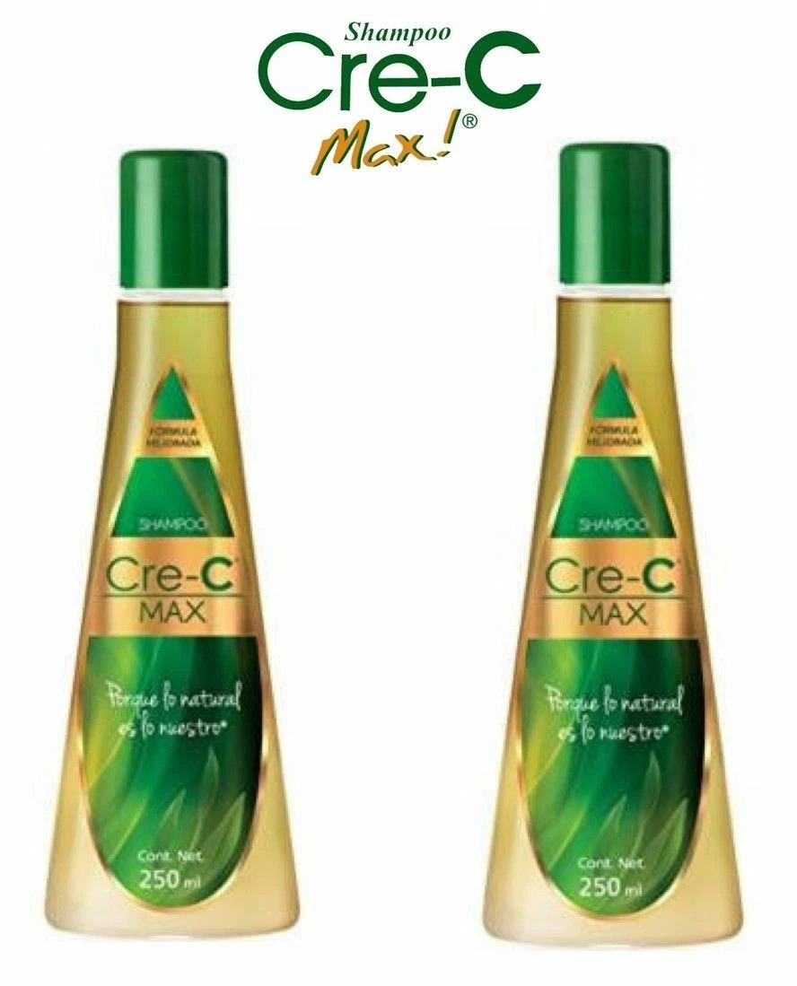 Shampoo Cre C Max 2 Bottles 250 ml Grow Hair Loss Shampo Control