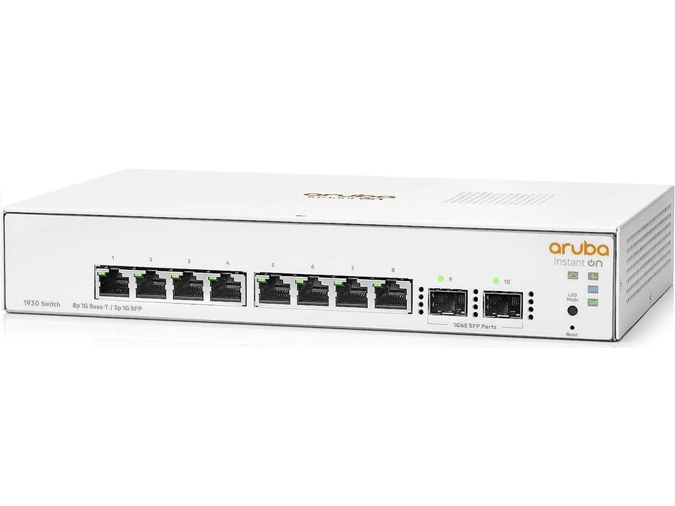 Aruba Instant On 1930 8-Port Gb Ethernet 8 x GE, 2X 1G SFP, L2+ Smart Switch US - Image 2 of 4