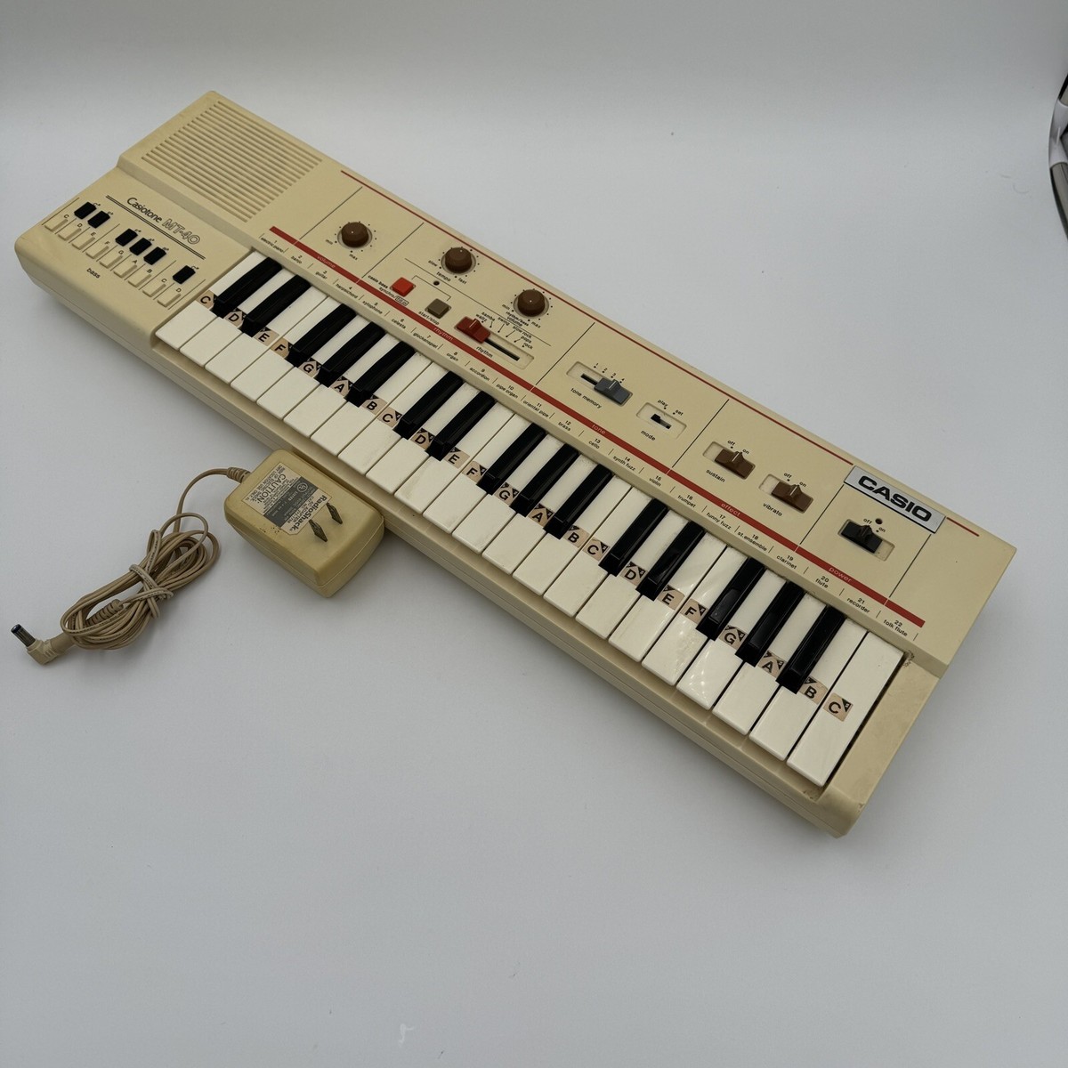 Casio Casiotone MT-40 Electronic Keyboard for Parts/Repair Casio Casiotone MT-40 Electronic Keyboard for Parts/Repair