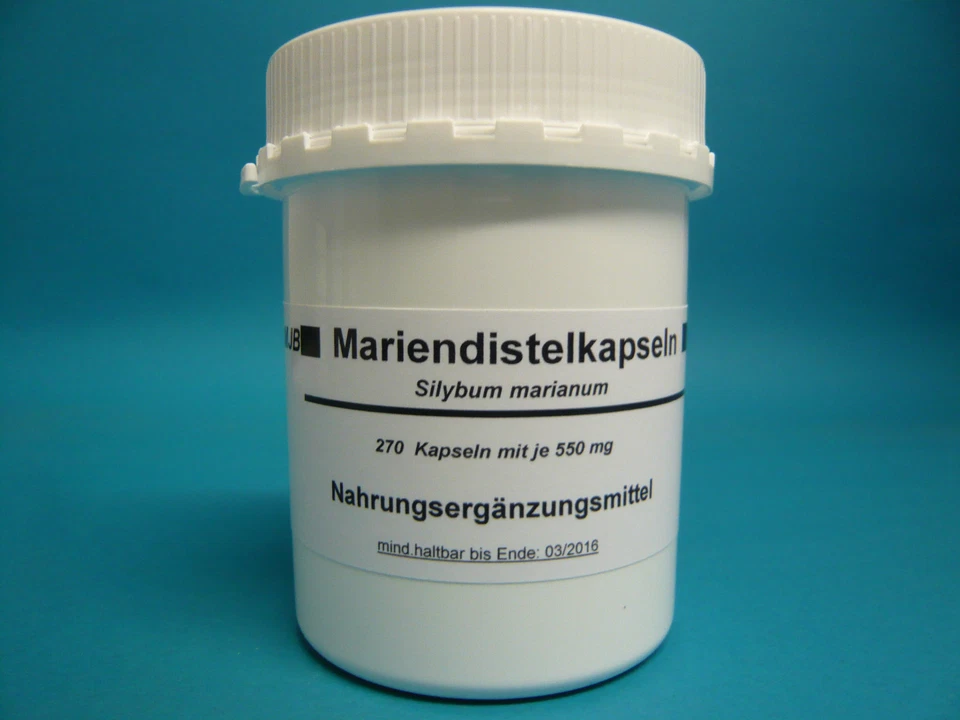 Mariendistel Kapseln 270x550 mg Silybum Silymarin