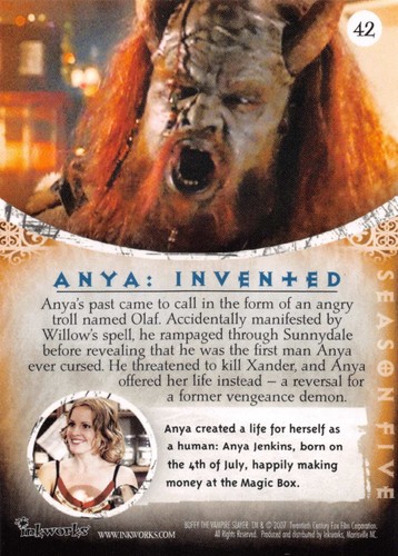 2007 INKWORKS BUFFY VAMPIRE SLAYER 10TH ANNIVERSARY PICK-A-CARD 1-90 BASE CARDS - Picture 85 of 181