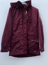 Fjallraven Women's Singi Winter Jacket Coat Dark Garnet Size Xs Brand New
