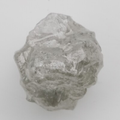 African Earth MIned 100% Natural Loose Rough 0.87 Ct Silver Gray Uncut Diamond