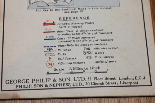 x3 Vintage Road Maps - English Roads at a Glance 2, 3, 4. (South England) - Picture 13 of 13