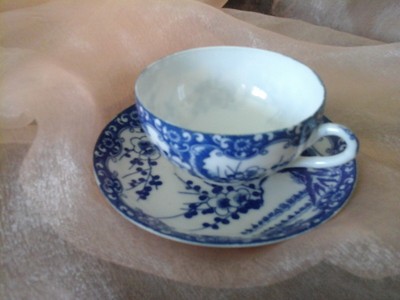 Sammlertasse, Espresso, Orig. China, hauchzartes Porzellan, Bone