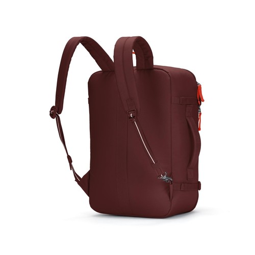 Pacsafe GO Anti Theft 34L Carry-on Backpack, Garnet Red One Size - Picture 4 of 12