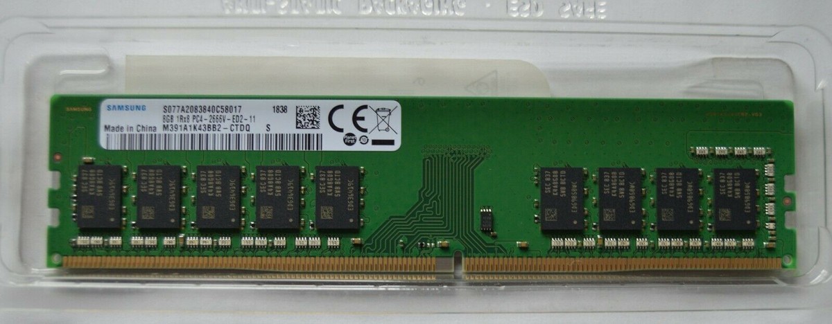 Samsung 8 GB DDR4 SDRAM 2666MHz ECC Server Memory RAM 1Rx8 DIMM