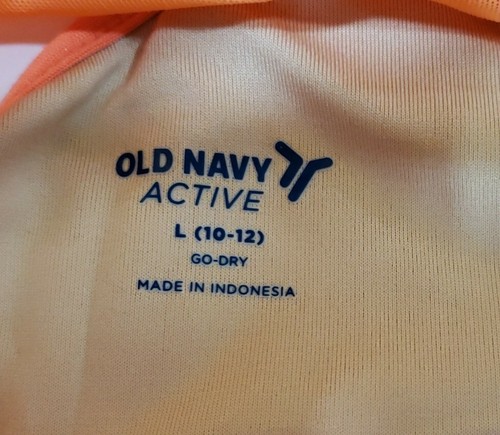 Old Navy Active Girls Size L (10-12) Go Dry Mesh Back Sports Bra - Picture 5 of 7