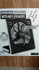 Portable Indoors/Outdoors Fan with MP3 Speakers