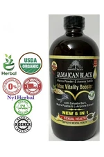 Organic JAMAICAN BLACK MACA POWDER & AVEENA SATIVA MAX VITALITY Booster 16 oz.