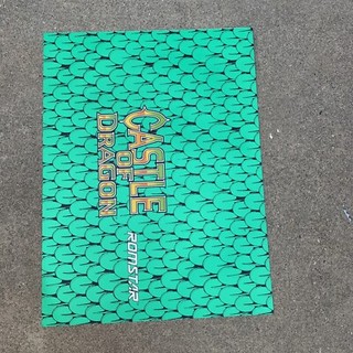 Castle Of Dragon  Panel Overlay Original factory Arcade video Game Shelf