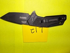1 KERSHAW SO86BLK Snap-on   Assisted Open Pocket Knife Tanto   Lot L12