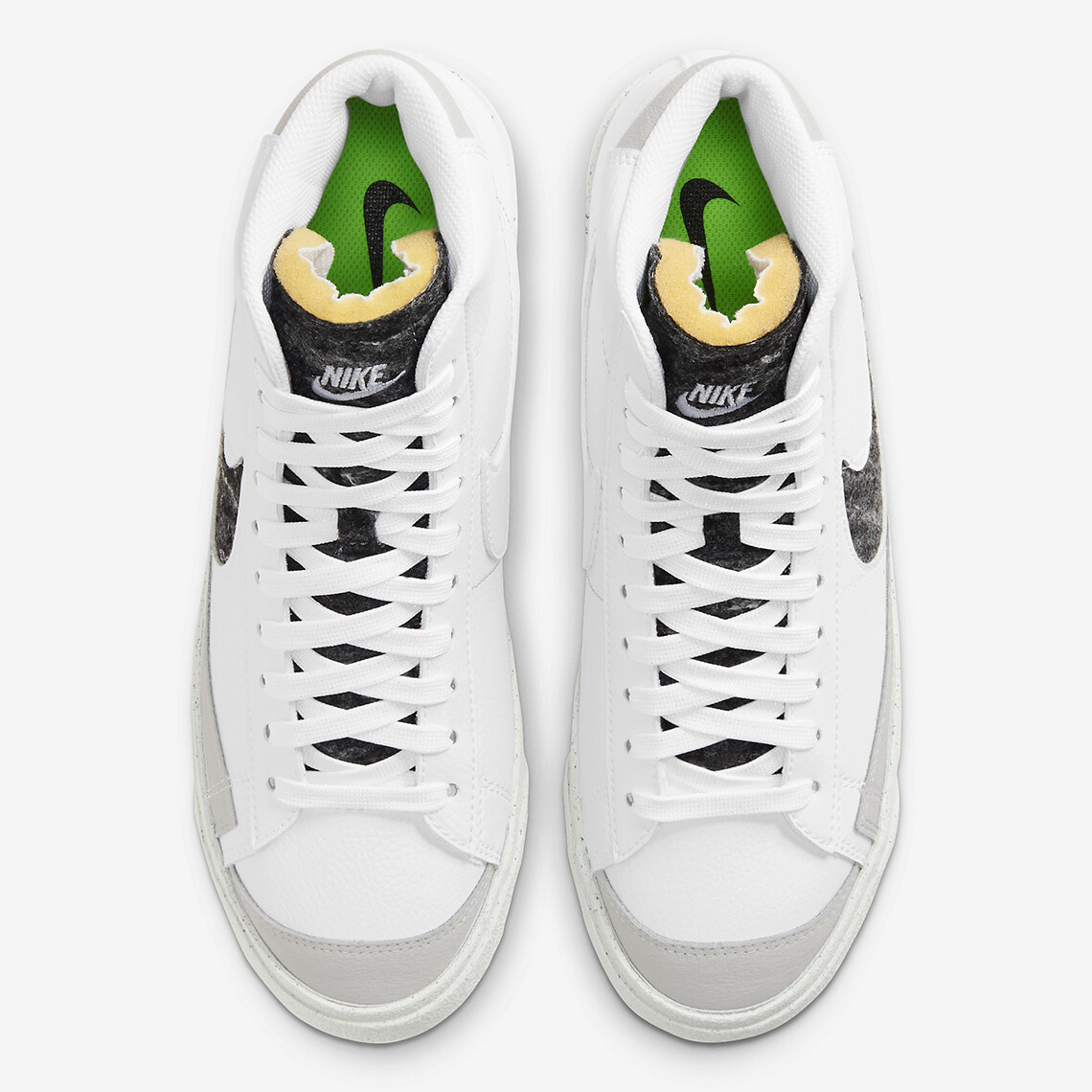 Nike Blazer \'77 Mid Recycled Wool White Grey Move To Zero CW6726-100 Men’s 9.5 Nike Blazer  main image 4