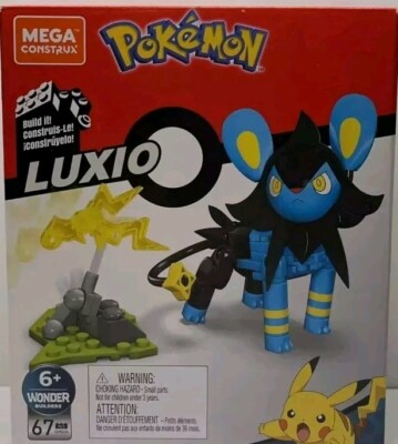 MEGA Construx - Pokemon Luxio - 67 Pcs - Factory Sealed  - NIB