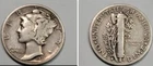 1931s Silver Mercury Dime#75ev