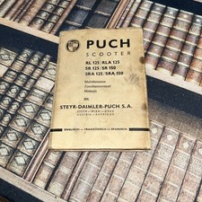 PUCH RL/RLA125 SR125/150 SRA125/150 SCOOTER '58 INSTRUCTION & MAINTENANCE MANUAL