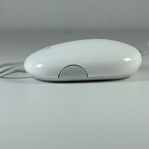 Apple Genuine Mouse Optical Wired USB 29" A1152 White Mighty 4 Buttons Tested - Picture 5 of 16