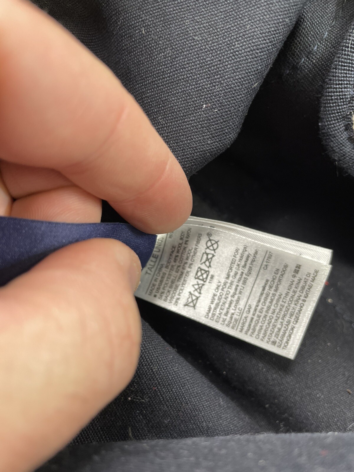 Gap + Pendleton Blue Red Multi Plaid Wool Tote Sh… - image 6