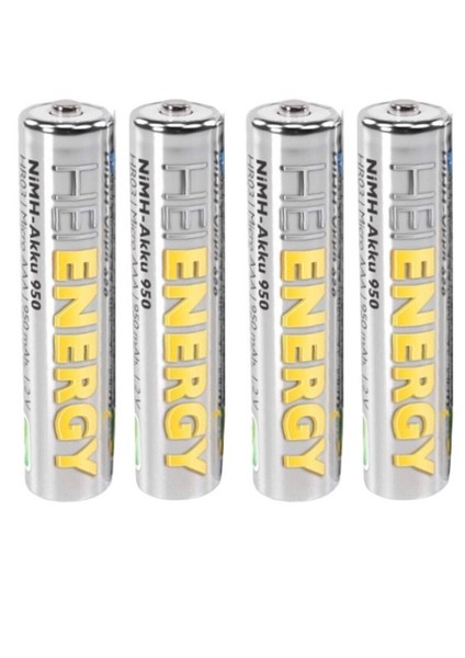 4X Heitech Aaa Micro Akkus 950 Mah Accu FüR Gigaset A400 A415 A420 A400A A415A-image