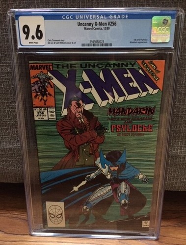 Uncanny X-Men #256 CGC 9.6 WHITE pages 1st new Psylocke