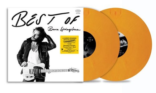 Best Of Bruce Springsteen Doppio Vinile Lp Colorato Giallo Nuovo e Sigillato - Afbeelding 1 van 1