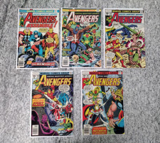The Avengers Marvel Comics: 151, 152, 163, 166, 168.  Lot Of 5-All High Quality