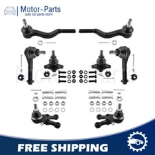 Front Upper Lower Ball Joints Tie Rod Ends For Mitsubishi Montero 1992-2000