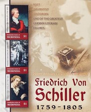 Micronesia 2005 - 200th Anniv Death of Friedrich Von Schiller - Sheetlet - MNH