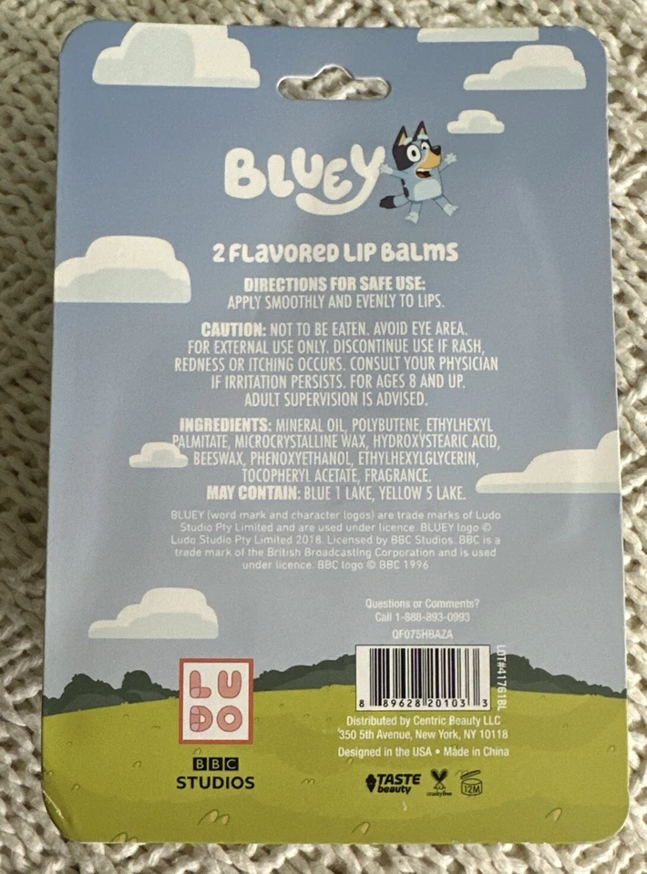 Bálsamos labiales con sabor Bluey 2 Foto 2 de 4