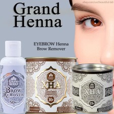 GRAND HENNA for eyebrows and body tint 15g. 30g. tattoos bio tattoos BROWN BLACK