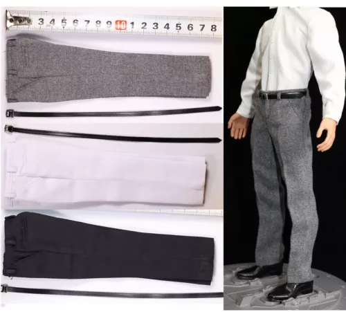 1/6 Suit Trousers Pants For 12" Male PHICEN TBLeague Hot Toys Soldier Figure - Picture 1 of 8