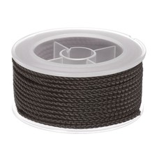 Nylon Thread Twine Beading Cord 2mm Braided String 11M/36 Feet, Coffee