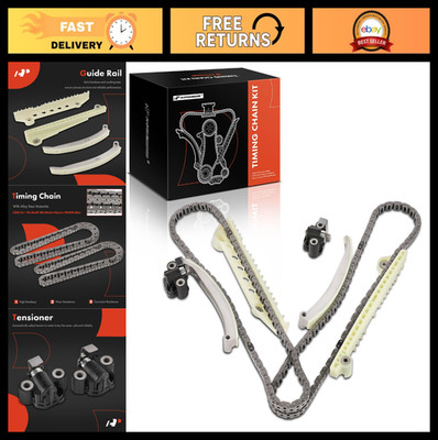 8PCS Engine Timing Chain Kit with Tensioner & Guide for Ford Lincoln Mercury SOH