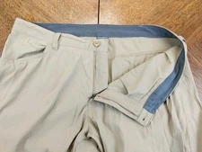 Eddie Bauer Pants Mens 40 Brown Convertible Outdoors Lightweight Casual 40x32