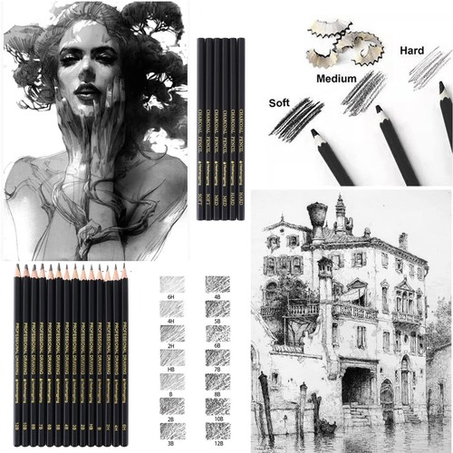Drawing Pencils Sketch Pencil Art Supplies Set for Kids Adults beginners Prof... - Picture 2 of 7