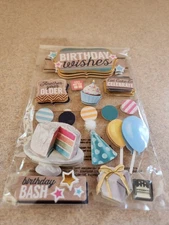 The Paper House~Birthday Wishes~Dimensional Stickers