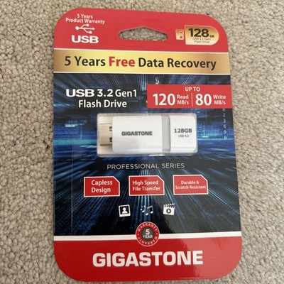 Gigastone 128GB USB 3.2 Gen1 Flash Drive Brand New