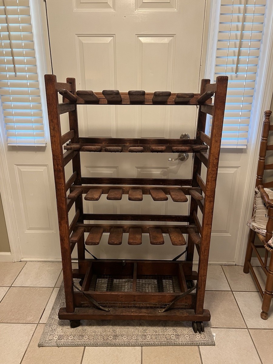 antique wooden shoe last rack | eBay