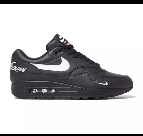 Supreme x Air Max 1 ’87 noir UK8 US9 EN MAIN ENVOI RAPIDE VENDEUR DE CONFIANCE ?