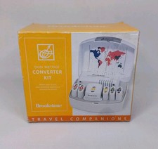 Travel Plug In Adapter Kit Dual Wattage International Brookstone