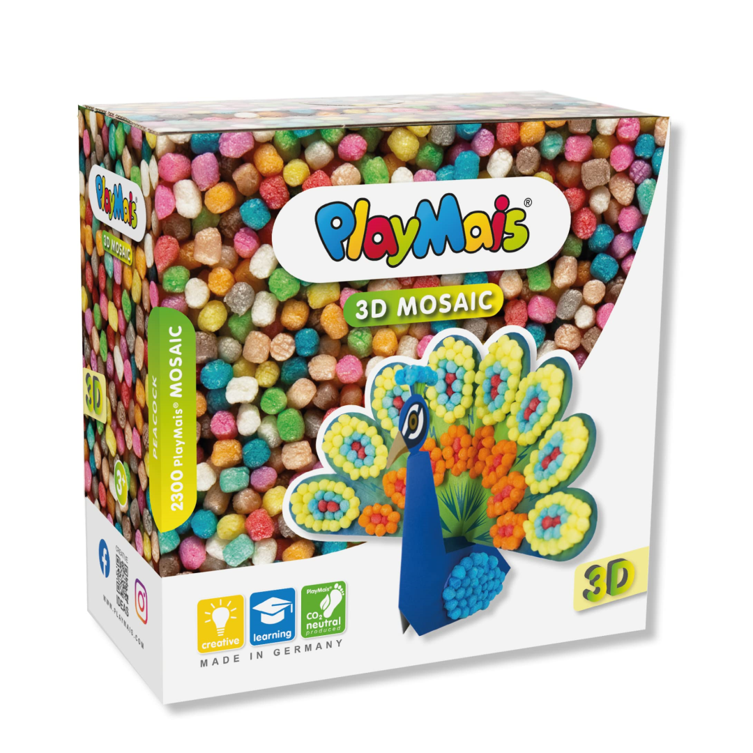 PlayMais Peacock 3D Mosaic Creative Set