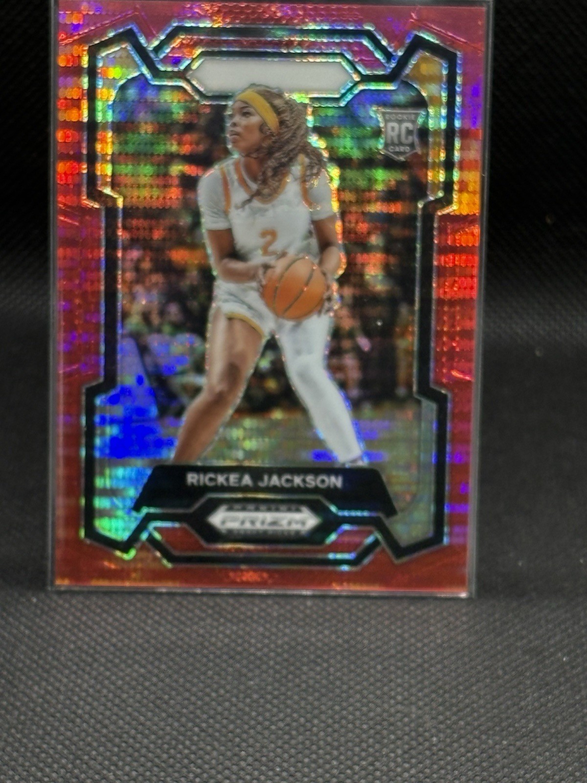 2024 Panini Prizm Draft Picks - Rickea Jackson #44 Red Pulsar Prizm /299 (RC)