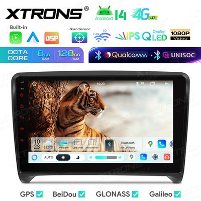 9'' Für Audi TT 8J MK2 Autoradio Navi Android 8G+128GB 8-Kern Qualcomm BT LTE 4G