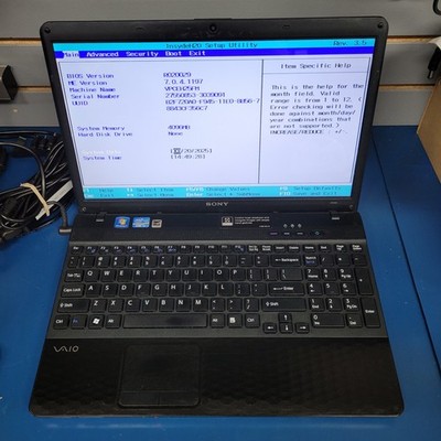 Sony Vaio PCG-71913L 15.5
