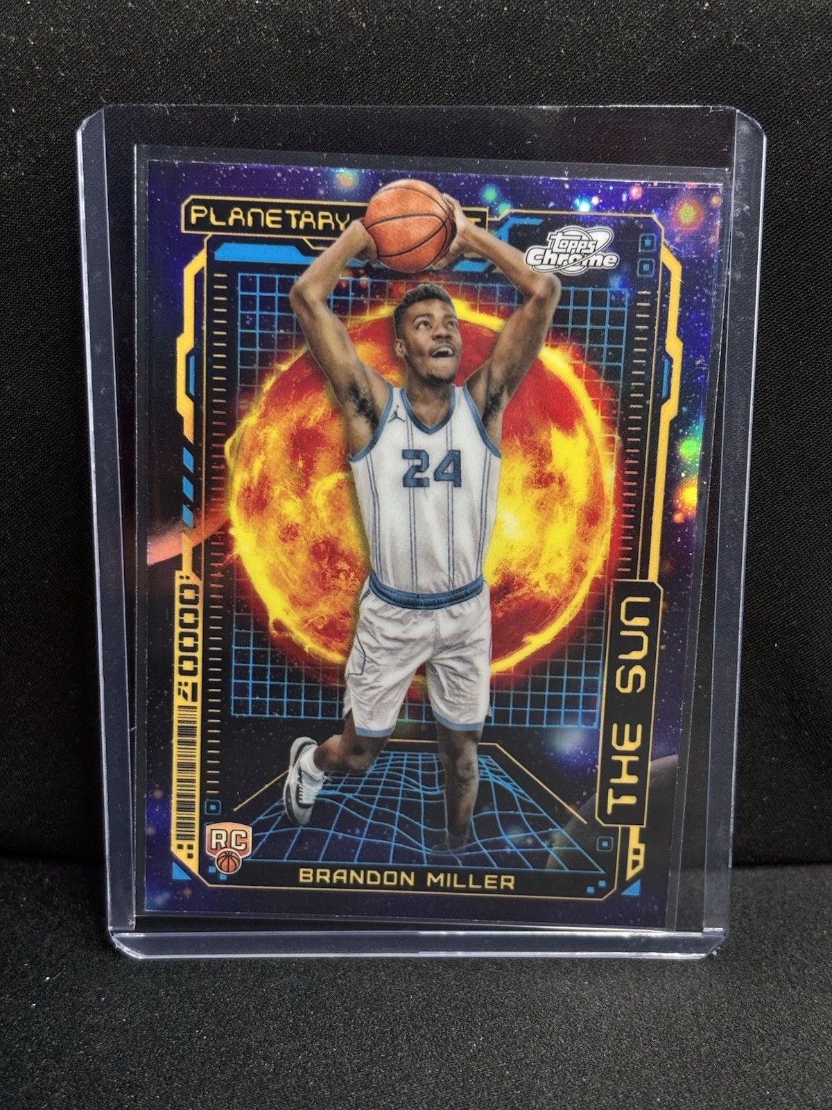 2024 Topps Chrome Cosmic Brandon Miller Planetary Pursuit The Sun