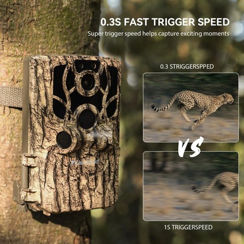 usogood WiFi 4K 48MP Trail Camera,Night Vison Motion Activated Waterproof - Picture 6 of 7